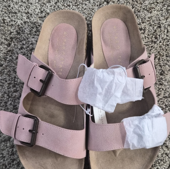 Altar'd State Serenna Platform Pink Sandals, 8 - Picture 3 of 5